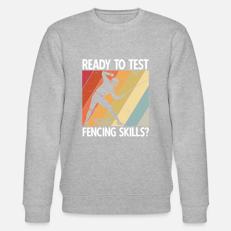 Fechten - Stanley/Stella Unisex Bio-Sweatshirt CHANGER  - Grau meliert