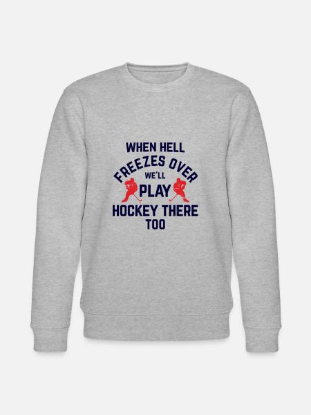 Eishockey - Stanley/Stella Unisex Bio-Sweatshirt CHANGER - Grau meliert