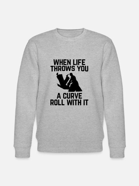 BJJ Jiu Jitsu - Stanley/Stella Unisex Bio-Sweatshirt CHANGER  - Grau meliert