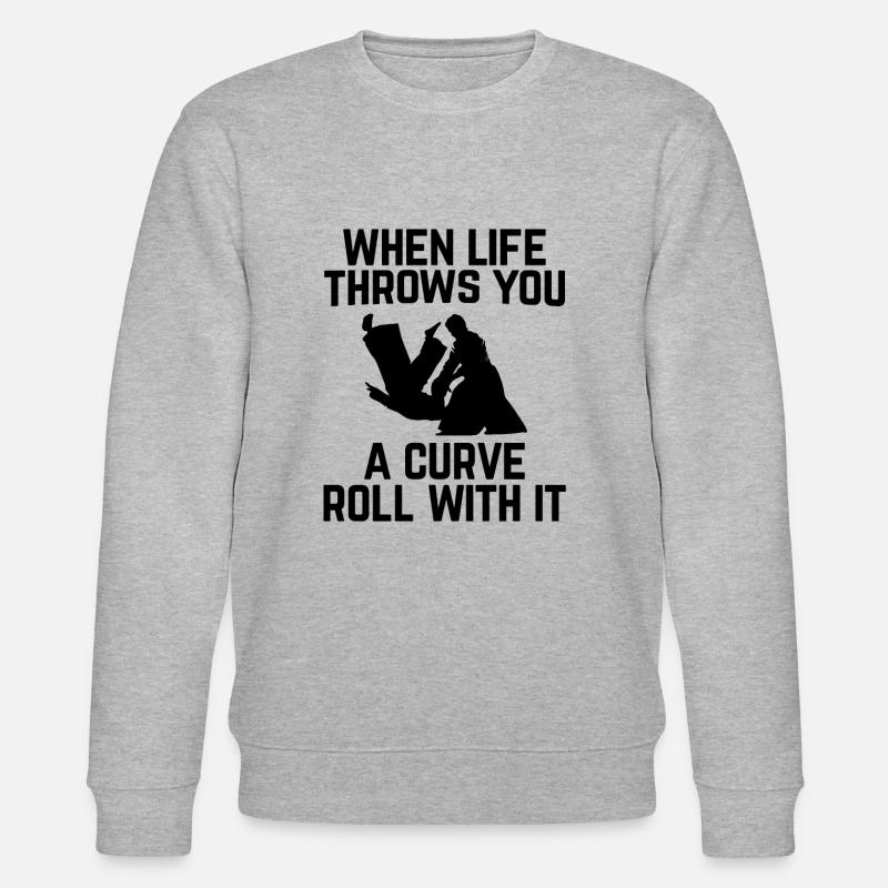 BJJ Jiu Jitsu - Stanley/Stella Unisex Bio-Sweatshirt CHANGER  - Grau meliert