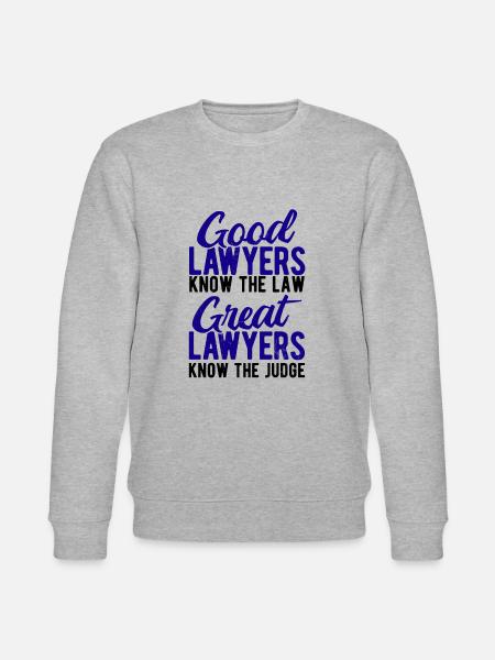Richter Jurist Anwalt - Stanley/Stella Unisex Bio-Sweatshirt CHANGER - Grau meliert