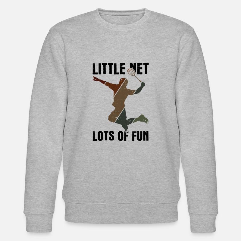 Badminton - Stanley/Stella Unisex Bio-Sweatshirt CHANGER  - Grau meliert