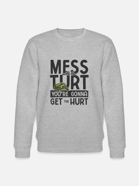 Schildkröten - Stanley/Stella Unisex Bio-Sweatshirt CHANGER - Grau meliert