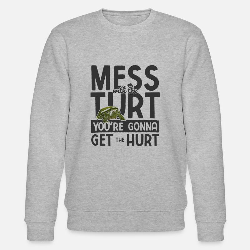 Schildkröten - Stanley/Stella Unisex Bio-Sweatshirt CHANGER  - Grau meliert
