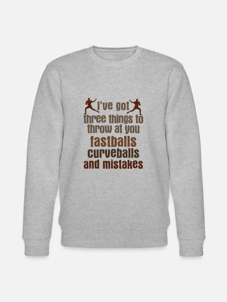 Baseball - Stanley/Stella Unisex Bio-Sweatshirt CHANGER - Grau meliert