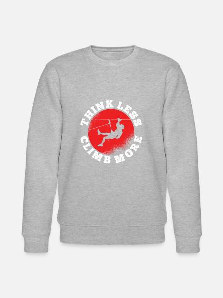 Klettern Bouldern - Stanley/Stella Unisex Bio-Sweatshirt CHANGER  - Grau meliert