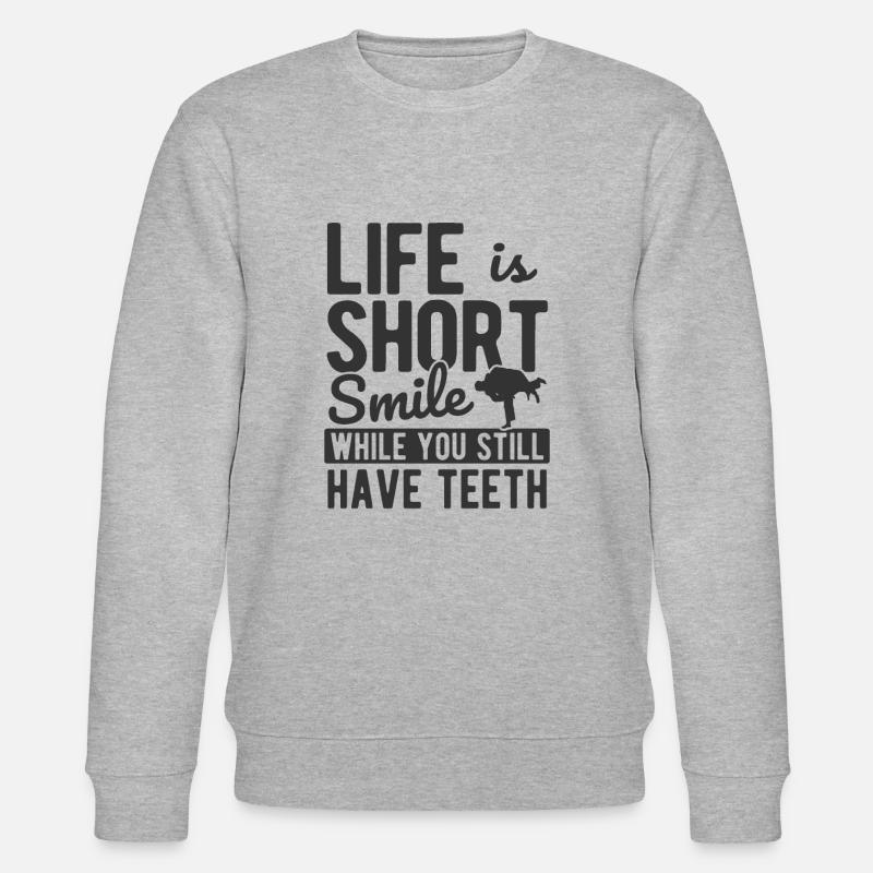 BJJ Jiu Jitsu - Stanley/Stella Unisex Bio-Sweatshirt CHANGER  - Grau meliert