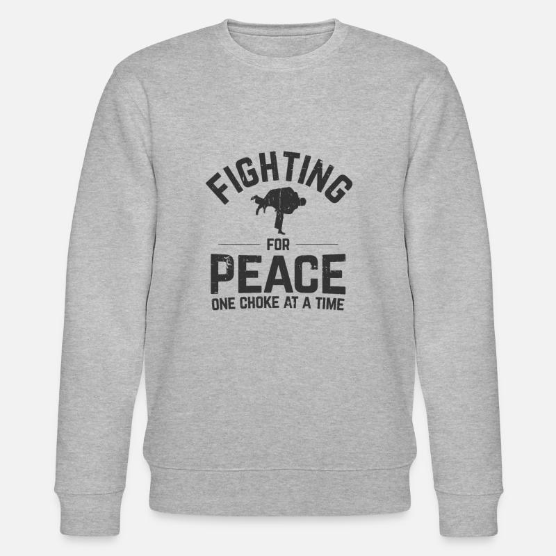 BJJ Jiu Jitsu - Stanley/Stella Unisex Bio-Sweatshirt CHANGER  - Grau meliert