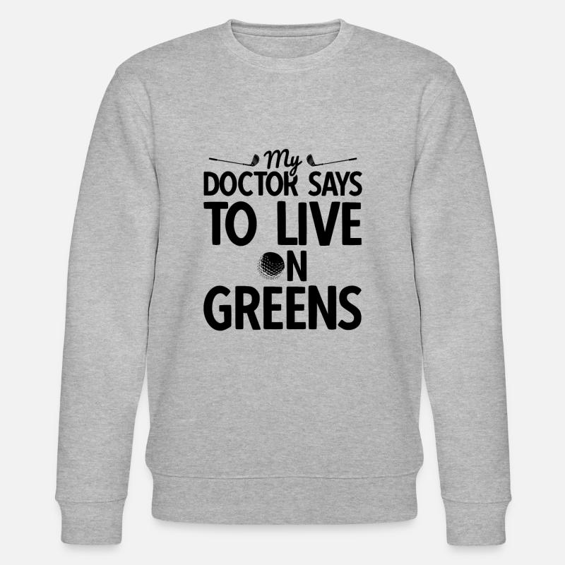 Golfplatz zum Golfen Golf - Stanley/Stella Unisex Bio-Sweatshirt CHANGER  - Grau meliert