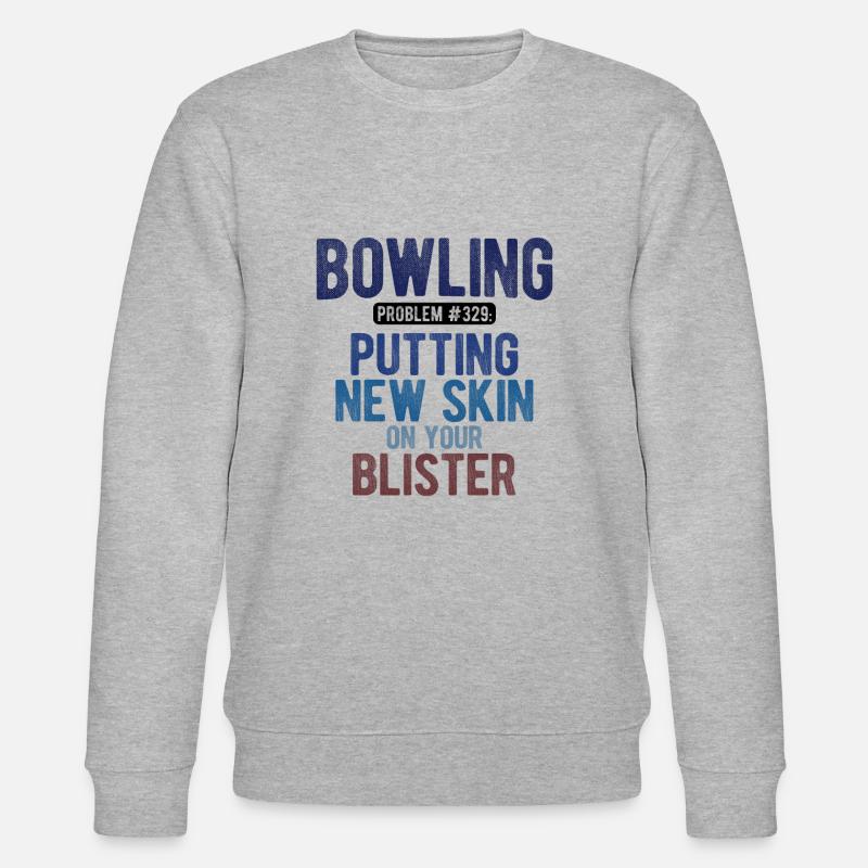 Bowling - Stanley/Stella Unisex Bio-Sweatshirt CHANGER  - Grau meliert
