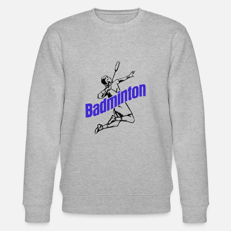 Badminton - Stanley/Stella Unisex Bio-Sweatshirt CHANGER  - Grau meliert
