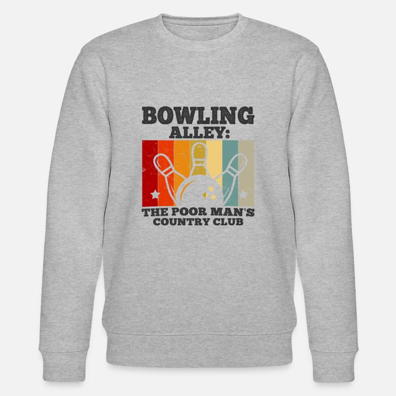 Bowling - Stanley/Stella Unisex Bio-Sweatshirt CHANGER  - Grau meliert