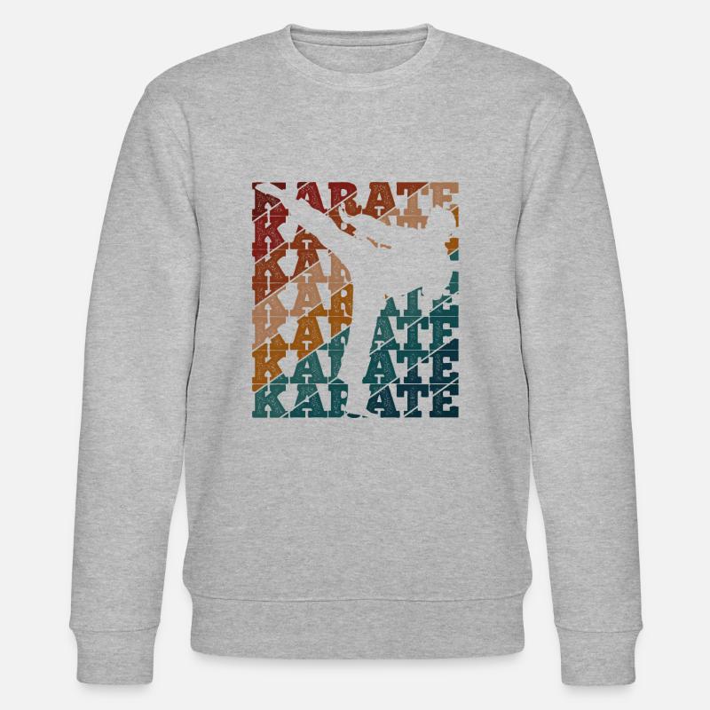 Japanischer Kampfsport Karate - Stanley/Stella Unisex Bio-Sweatshirt CHANGER  - Grau meliert