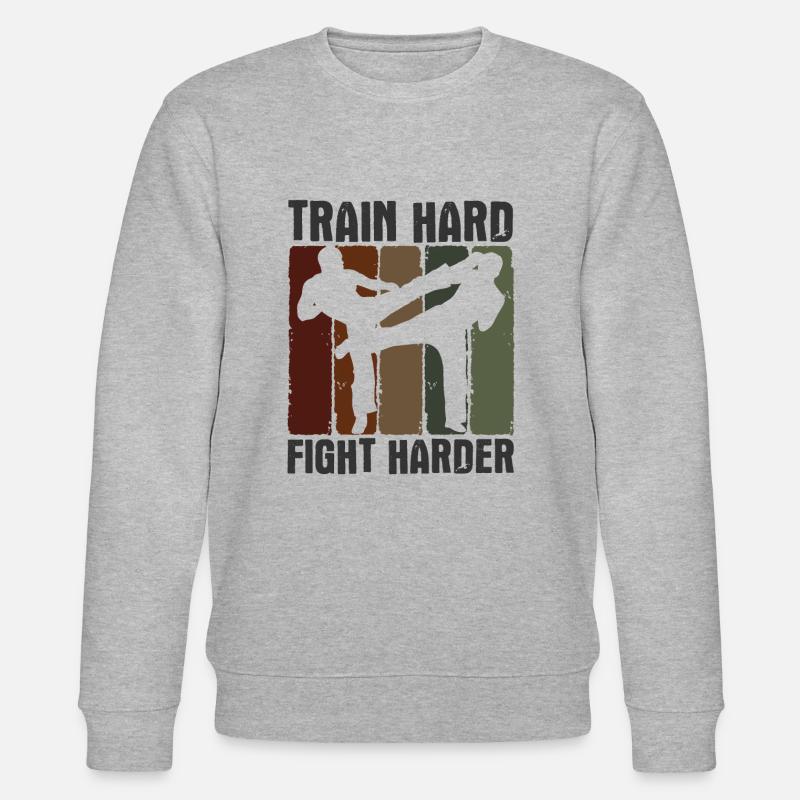 Kickboxing - Stanley/Stella Unisex Bio-Sweatshirt CHANGER  - Grau meliert