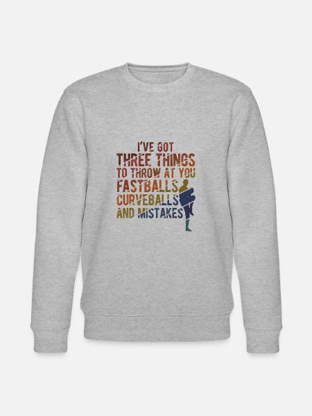 Baseball - Stanley/Stella Unisex Bio-Sweatshirt CHANGER  - Grau meliert