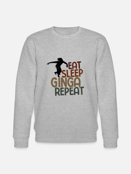 Capoeira - Stanley/Stella Unisex Bio-Sweatshirt CHANGER - Grau meliert