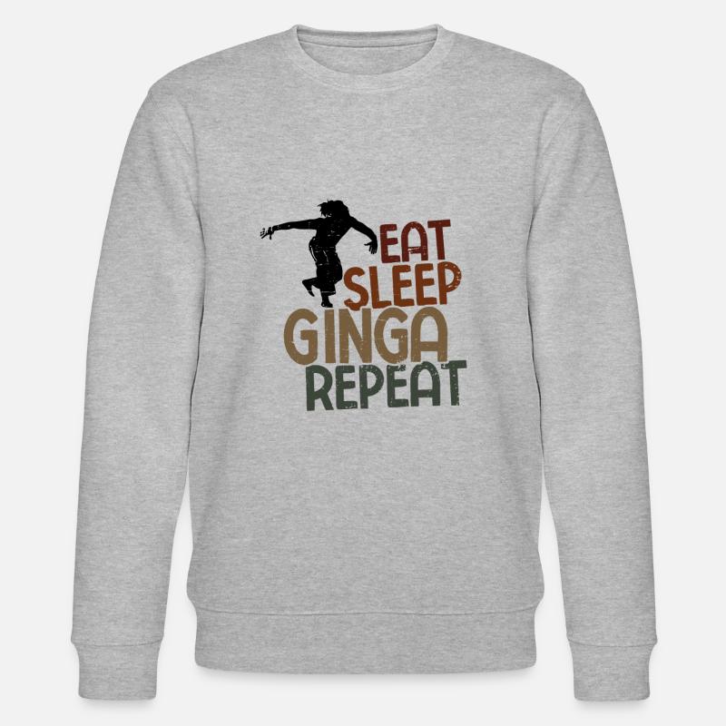 Capoeira - Stanley/Stella Unisex Bio-Sweatshirt CHANGER  - Grau meliert