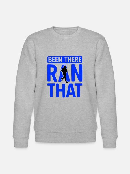 Läufer Joggen - Stanley/Stella Unisex Bio-Sweatshirt CHANGER - Grau meliert