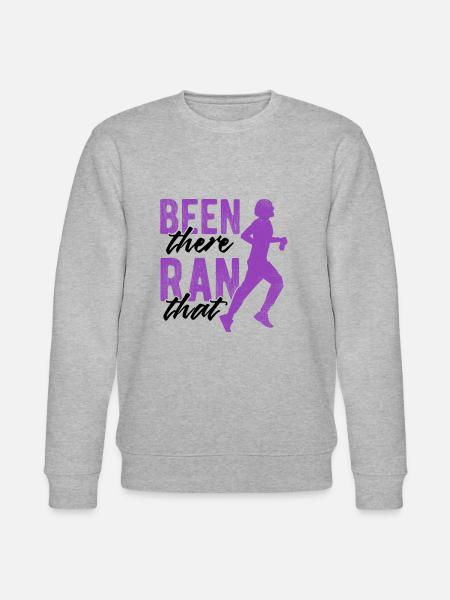 Läufer Joggen - Stanley/Stella Unisex Bio-Sweatshirt CHANGER - Grau meliert
