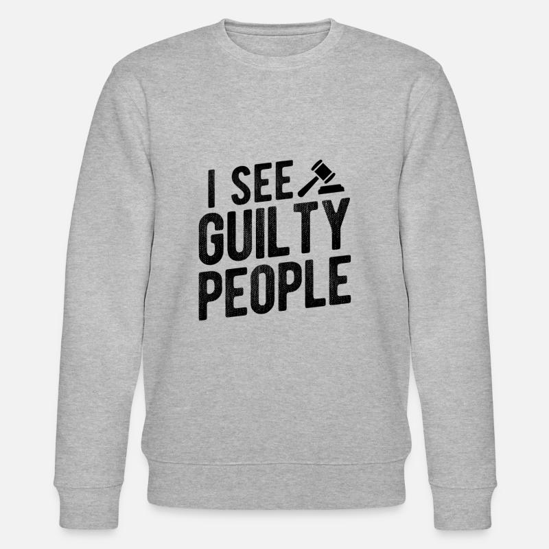 Richter Jurist Anwalt - Stanley/Stella Unisex Bio-Sweatshirt CHANGER  - Grau meliert