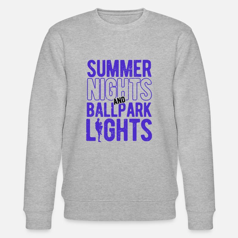 Baseball - Stanley/Stella Unisex Bio-Sweatshirt CHANGER  - Grau meliert