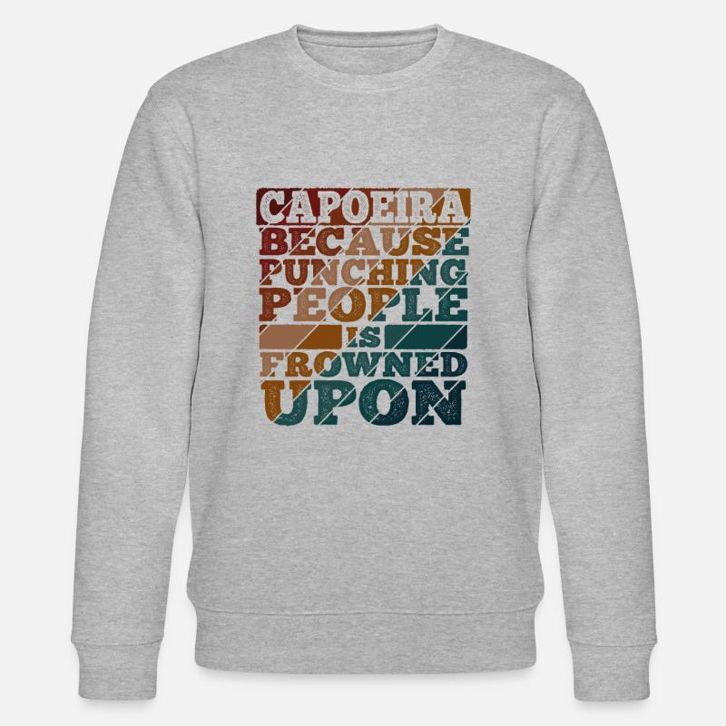 Capoeira - Stanley/Stella Unisex Bio-Sweatshirt CHANGER  - Grau meliert