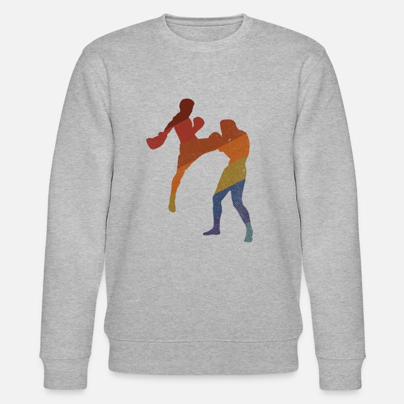 Kickboxing - Stanley/Stella Unisex Bio-Sweatshirt CHANGER  - Grau meliert
