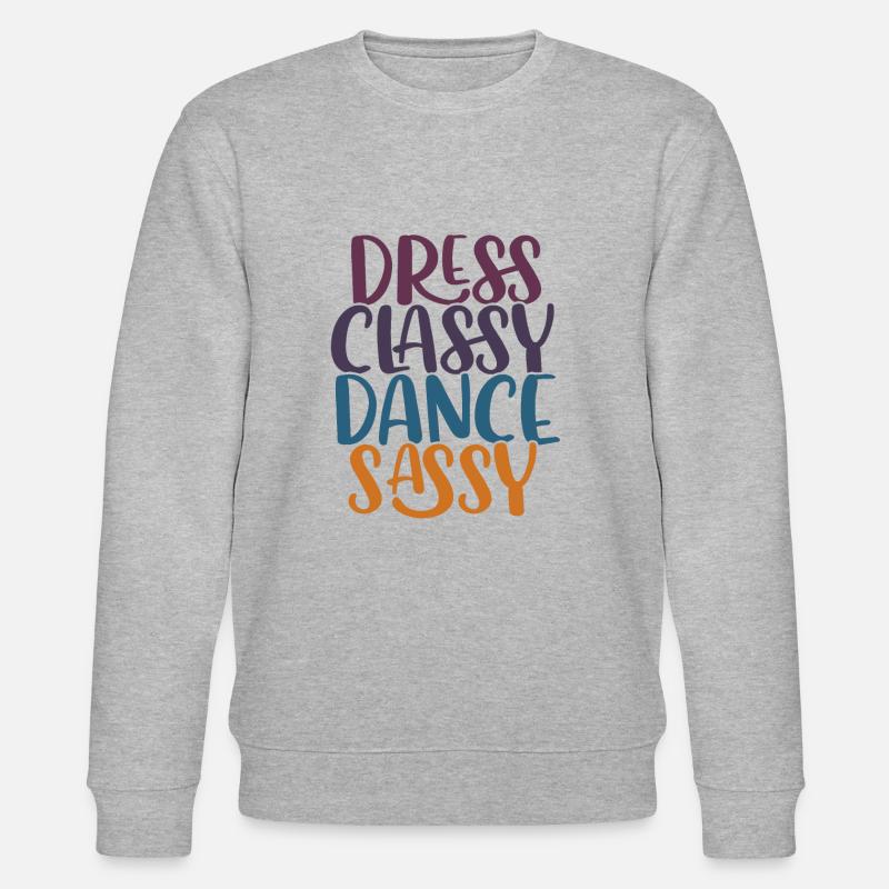 Breakdancing Tanzen für Tänzer - Stanley/Stella Unisex Bio-Sweatshirt CHANGER - Grau meliert