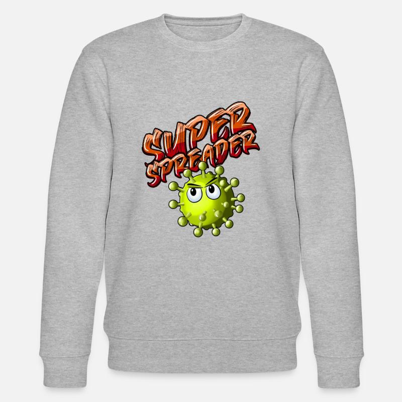 Superspreader - Stanley/Stella Unisex Bio-Sweatshirt CHANGER  - Grau meliert