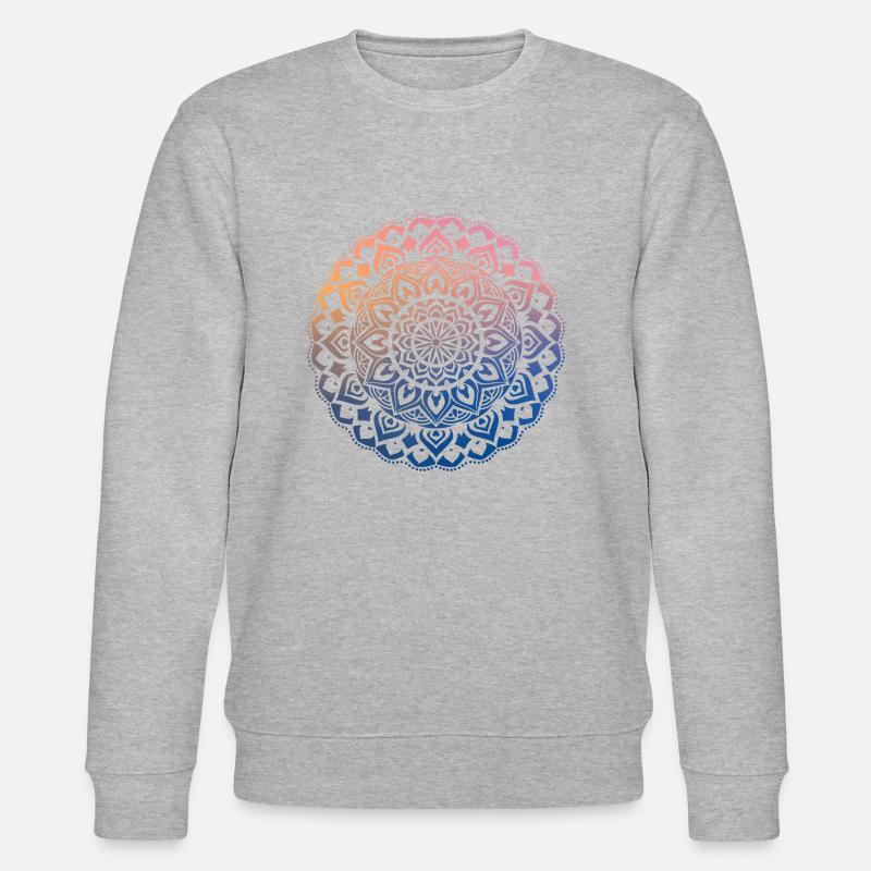 Mandala - Stanley/Stella Unisex Bio-Sweatshirt CHANGER  - Grau meliert