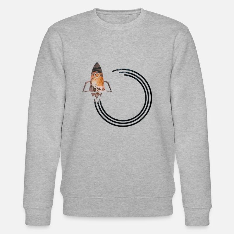 fusée - Sweat bio CHANGER Stanley/Stella Unisexe - gris chiné