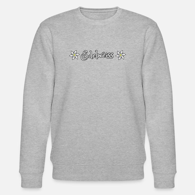Edelweiss - Stanley/Stella Unisex Bio-Sweatshirt CHANGER  - Grau meliert