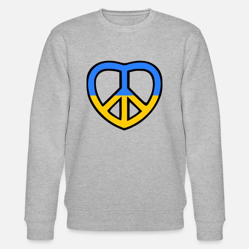 Ukraine - Stanley/Stella Unisex Bio-Sweatshirt CHANGER  - Grau meliert