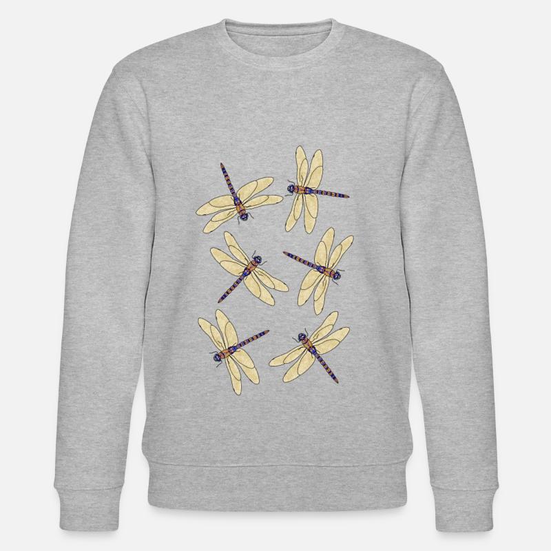 Sechs Libellen - Stanley/Stella Unisex Bio-Sweatshirt CHANGER  - Grau meliert