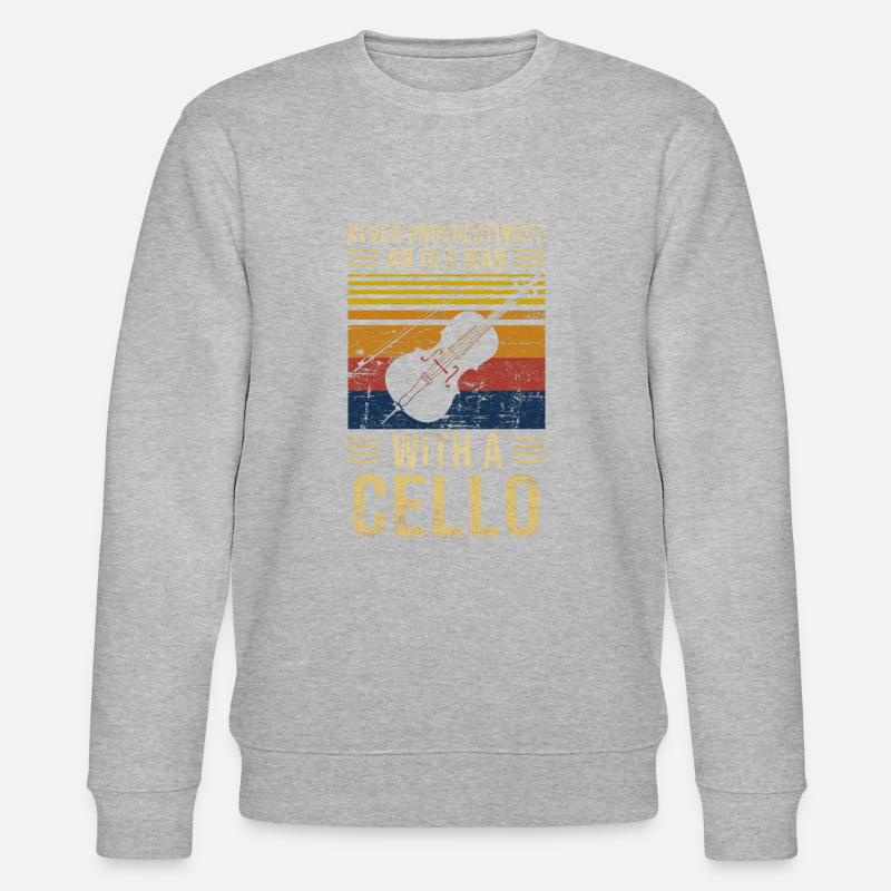 Cello Underestimate Old Man - Stanley/Stella Unisex Bio-Sweatshirt CHANGER - undefined