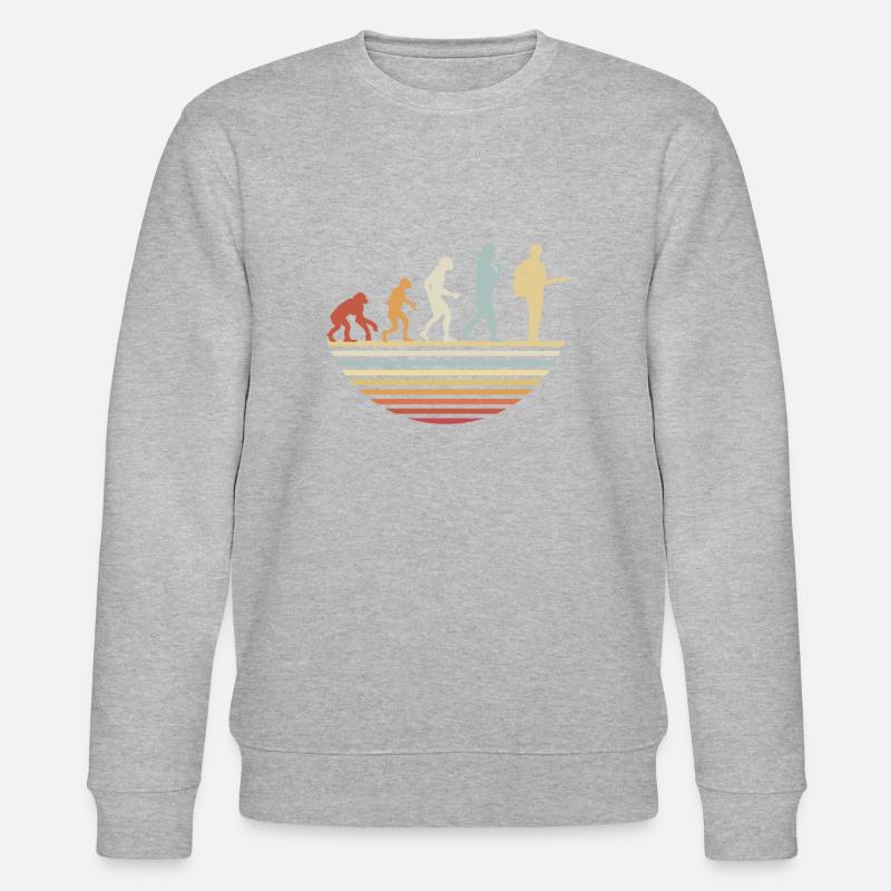 Guitar evolution - Stanley/Stella CHANGER Unisex Organic Sweatshirt - undefined