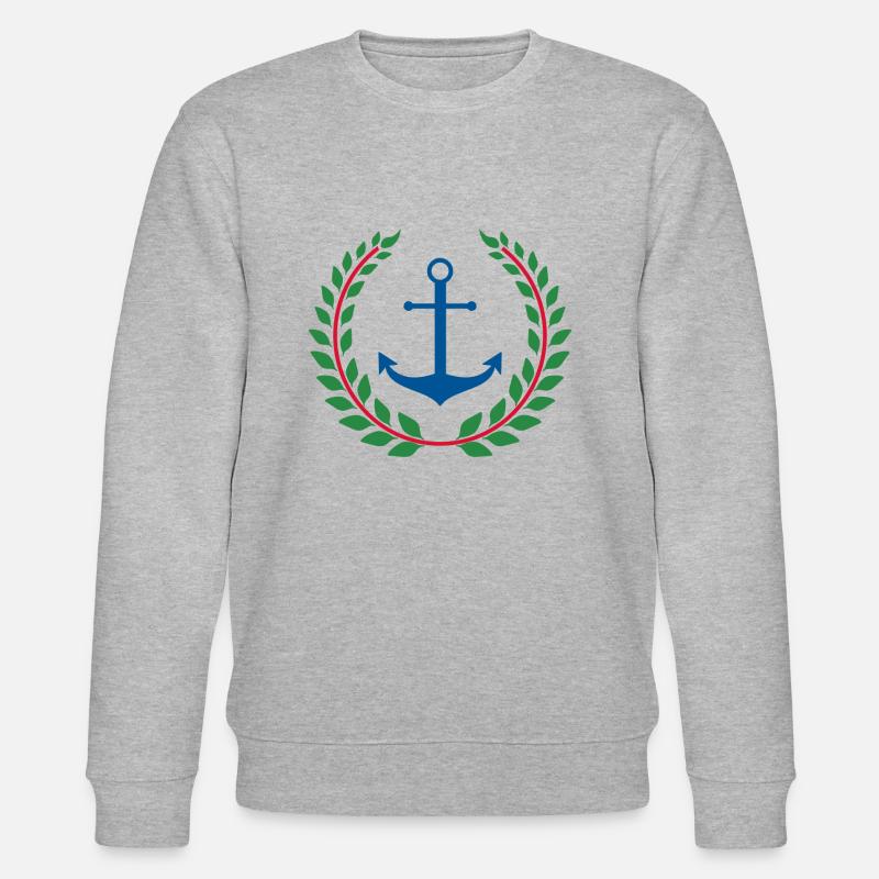 Narcos Sailor Anker - Stanley/Stella Unisex Bio-Sweatshirt CHANGER  - Grau meliert