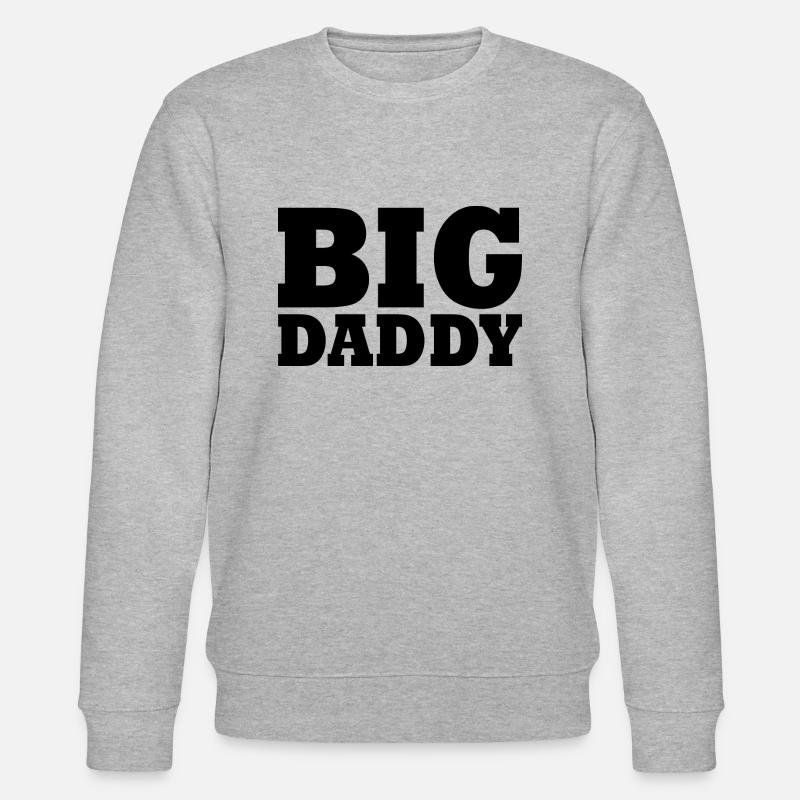 BIG DADDY - Stanley/Stella Unisex Bio-Sweatshirt CHANGER  - Grau meliert