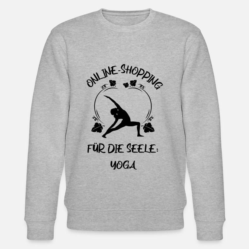 Yoga - Stanley/Stella Unisex Bio-Sweatshirt CHANGER  - Grau meliert