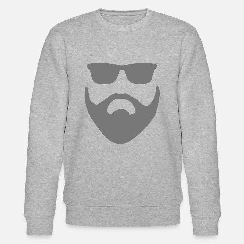 Beard Bart - Stanley/Stella Unisex Bio-Sweatshirt CHANGER  - Grau meliert