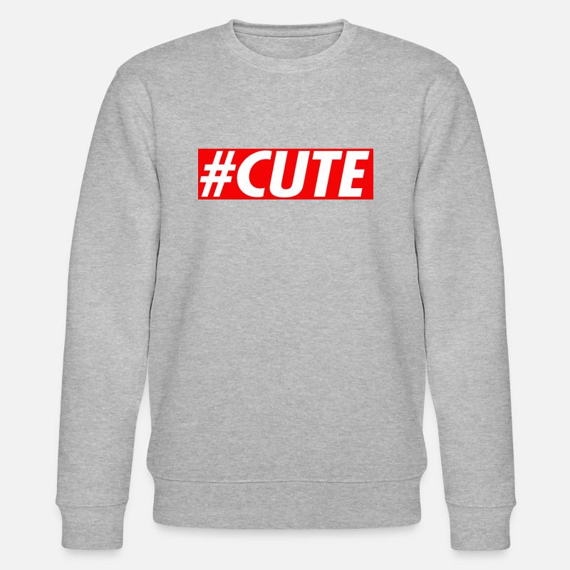 #CUTE - Sweat bio CHANGER Stanley/Stella Unisexe - gris chiné