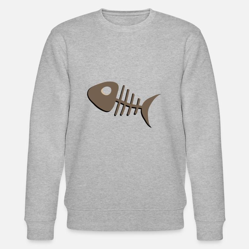Fischgräte - Stanley/Stella Unisex Bio-Sweatshirt CHANGER  - Grau meliert