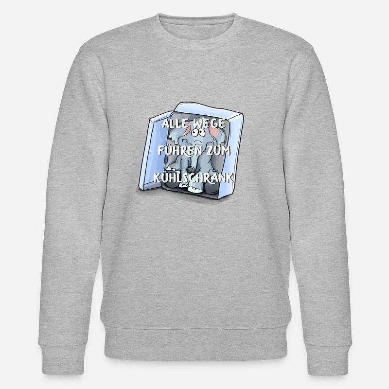 Kühlschrank - Stanley/Stella Unisex Bio-Sweatshirt CHANGER  - Grau meliert