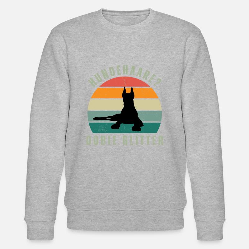 Dobie Glitter Retro Sunset - Stanley/Stella Unisex Bio-Sweatshirt CHANGER  - Grau meliert