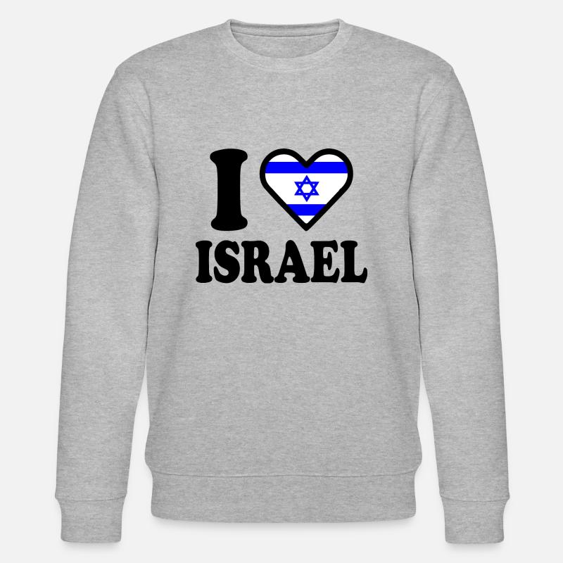 Israel - Stanley/Stella Unisex Bio-Sweatshirt CHANGER  - Grau meliert