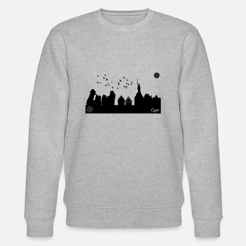 Lipperland #1s - Stanley/Stella Unisex Bio-Sweatshirt CHANGER  - Grau meliert