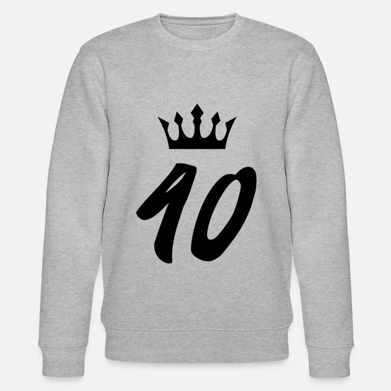 40 Couronne de numéros - Sweat bio CHANGER Stanley/Stella Unisexe - gris chiné