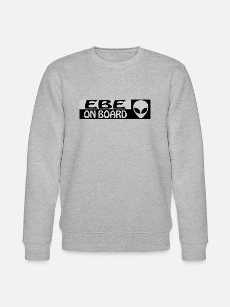 EBE ON BOARD - Stanley/Stella CHANGER Unisex Organic Sweatshirt - heather grey