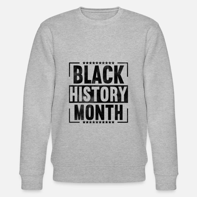 Black History Month - Stanley/Stella Unisex Bio-Sweatshirt CHANGER  - Grau meliert