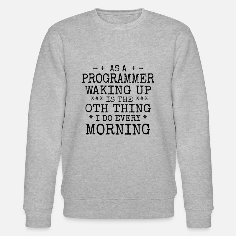 Software Ingenieur Informatiker Programmierer - Stanley/Stella Unisex Bio-Sweatshirt CHANGER  - Grau meliert